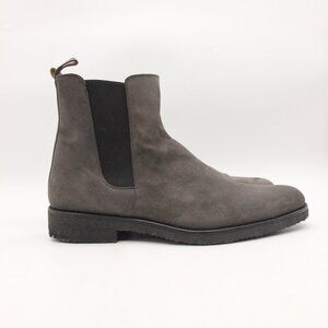 Oro Los Angeles Chelsea Boots Men's Size 12 Gray Suede  Alicante Crepe Soles